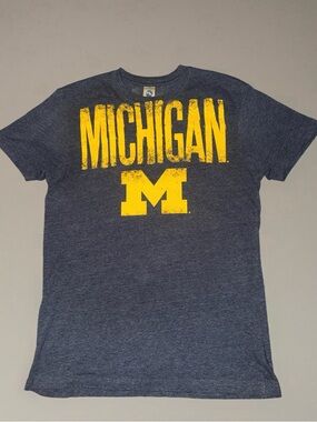 Michigan Graphic Tee with Yellow Logo
